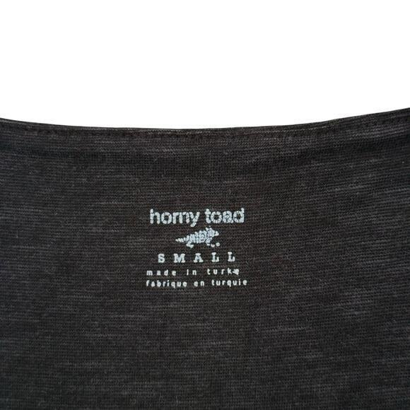 Toad & Co Horny Toad Rosemarie Cap Sleeve Organic Cotton Dress Gray Size S - Picture 5 of 6